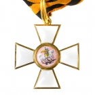Знак ордена Святого Георгия 3-й степени на орденской ленте