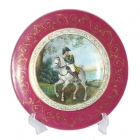 Фарфоровая тарелка  с изображением Александра Третьего