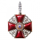 Знак ордена Святой Анны 2-й степени с бриллиантами