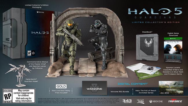 Смотрите, что находится в упаковке Halo 5 Limited Edition